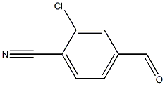 2-chloro-4-formylbenzonitrile 化学構造式