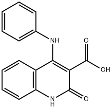 2-hydroxy-4-(phenylamino)quinoline-3-carboxylic acid Structure