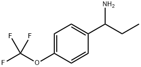 1-[4-(TRIFLUOROMETHOXY)PHENYL]PROPAN-1-AMINE Structure