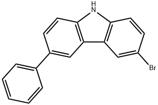 3-bromo-6-phenyl-9H-carbazole Struktur