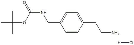 4-Boc-aminomethylphenethylamine hydrochloride Structure