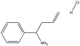 1-Phenylbut-3-en-1-amine hydrochloride,130887-64-8,结构式