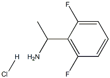 1-(2,6-Difluorophenyl)ethylamine hydrochloride Structure