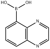 5-喹喔啉硼酸, 1310707-17-5, 结构式