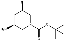 tert-butyl (3S,5R)-3-amino-5-methylpiperidine-1-carboxylate Structure