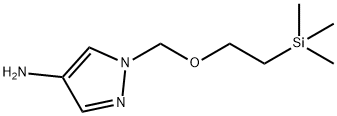 1-((2-(trimethylsilyl)ethoxy)methyl)-1H-pyrazol-4-amine Structure