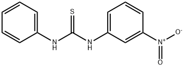 1-(3-NITROPHENYL)-3-PHENYL-2-THIOUREA 化学構造式