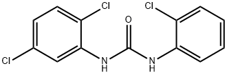 1-(2-CHLOROPHENYL)-3-(2,5-DICHLOROPHENYL)UREA Struktur