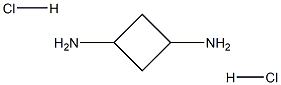 1,3-cyclobutanediamine dihydrochloride Structure