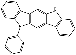 5,11-dihydro-5-phenylindolo[3,2-b]carbazole Structure