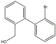 2-Bromo-2'-(Hydroxymethyl)biphenyl 化学構造式