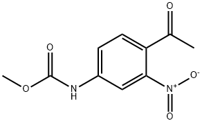 (4-乙酰基-3-硝基苯基)氨基甲酸甲酯,1329171-70-1,结构式
