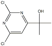 2-(2,6-dichloropyrimidin-4-yl)propan-2-ol Struktur