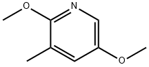 2,5-二甲氧基-3-甲基吡啶 结构式