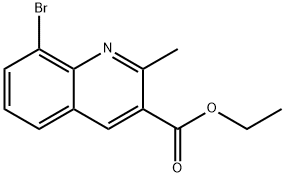 3-Quinolinecarboxylic acid, 8-bromo-2-methyl-, ethyl ester|8-溴-2-甲基喹啉-3-羧酸乙酯