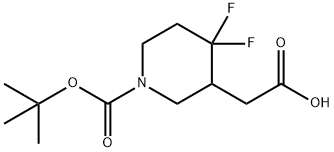 1334417-29-6 2-(1-(tert-butoxycarbonyl)-4,4-difluoropiperidin-3-yl)acetic acid