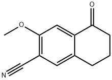 3-Methoxy-5-oxo-5,6,7,8-tetrahydronaphthalene-2-carbonitrile Structure