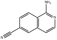 1-aminoisoquinoline-6-carbonitrile Structure