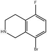 8-bromo-5-fluoro-1,2,3,4-tetrahydroisoquinoline Structure