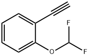 1-Difluoromethoxy-2-ethynyl-benzene Structure