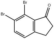 6,7-DibroMo-1-indanone Structure