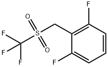 2,6-Difluorophenyl(trifluoromethylsulfonyl)methane Structure