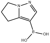 (5,6-二氢-4H-吡咯并[1,2-B]吡唑-3-基)硼酸, 1346526-58-6, 结构式