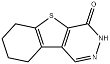 Benzothieno[2,3-d]pyridazin-4(3H)-one, 6,7,8,9-tetrahydro-, 1346677-01-7, 结构式