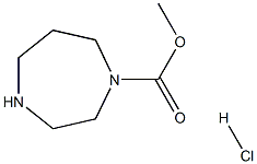 [1,4]Diazepane-1-Carboxylic Acid Methyl Ester Hydrochloride Struktur