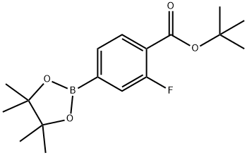 2-Fluoro-4-(4,4,5,5-tetramethyl-[1,3,2]dioxaborolan-2-yl)-benzoic acid tert-butyl ester|2-氟-4-(4,4,5,5-四甲基-1,3,2-二氧硼烷-2-基)苯甲酸叔丁酯