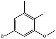 5-溴-2-氟-1-甲氧基-3-甲基苯,1351668-20-6,结构式