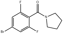 1-[(4-Bromo-2,6-difluorophenyl)carbonyl]pyrrolidine|1-[(4-溴-2,6-二氟苯基)羰基]吡咯烷