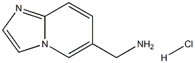 咪唑并吡啶-6-甲胺盐酸盐 结构式