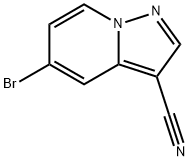 5-Bromo-pyrazolo[1,5-a]pyridine-3-carbonitrile Structure