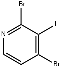 2,4-Dibromo-3-iodopyridine Struktur