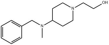 2-[4-(Benzyl-methyl-amino)-piperidin-1-yl]-ethanol 结构式