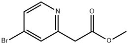 methyl 2-(4-bromopyridin-2-yl)acetate 化学構造式