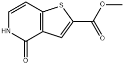 4-Oxo-4,5-dihydro-thieno[3,2-c]pyridine-2-carboxylic acid methyl ester Struktur