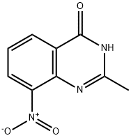 2-Methyl-8-nitro-3H-quinazolin-4-one Structure