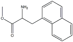 2-氨基-3-(萘-1-基)丙酸甲酯 结构式