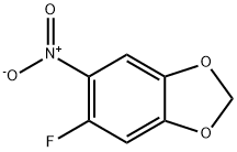 5-Fluoro-6-nitrobenzo[d][1,3]dioxole Struktur