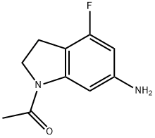 1-(4-Fluoro-6-nitroindolin-1-yl)ethanone Structure