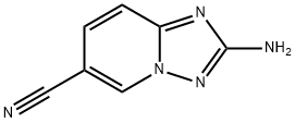 2-Amino-[1,2,4]triazolo[1,5-a]pyridine-6-carbonitrile 结构式