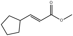 Methyl (2E)-3-Cyclopentylprop-2-Enoate Struktur