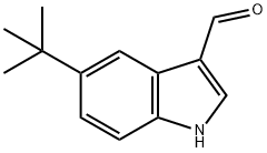 5-(叔丁基)-1H-吲哚-3-甲醛, 1369055-82-2, 结构式