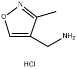 (3-甲基异唑-4-基)甲胺盐酸盐 结构式