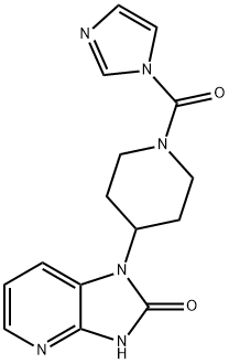 1-(1-(1H-imidazole-1-carbonyl)piperidin-4-yl)-1H-imidazo[4,5-b]pyridin-2(3H)-one