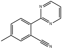 5-methyl-2-(pyrimidin-2-yl)benzonitrile Struktur