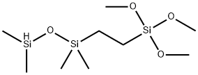 1,1,3,3-Tetramethyl-1-[2'-(Trimethoxysilyl)Ethyl]-Disiloxane Structure