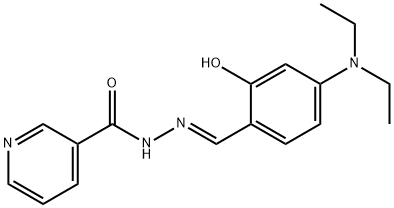 (E)-N'-(4-(diethylamino)-2-hydroxybenzylidene)nicotinohydrazide Structure